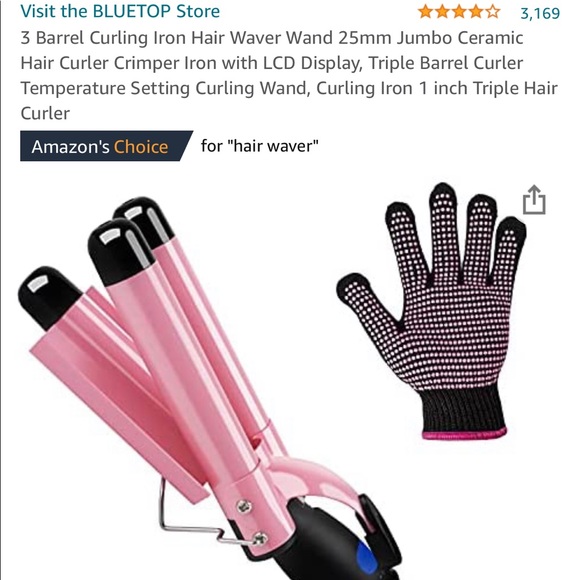 3 Barrel Curling Wand - Picture 2 of 2